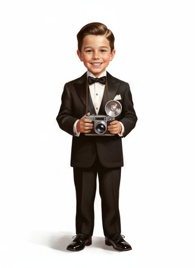 Andrew's Hollywood Glamour - Impressionist Painting