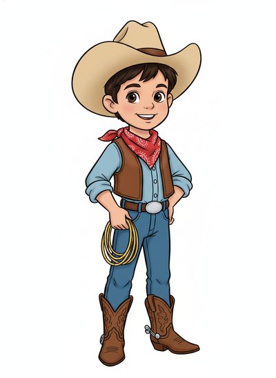My Wee Lad's Cowboy Adventure - Golden Age Animation