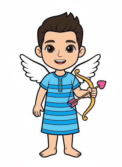My Wee Cupid Andrew 🎯 - Classic Coloring Book