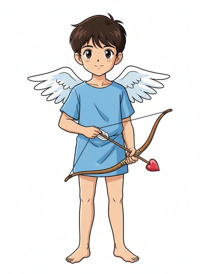 My Wee Cupid Andrew 🎯 - Classic Anime