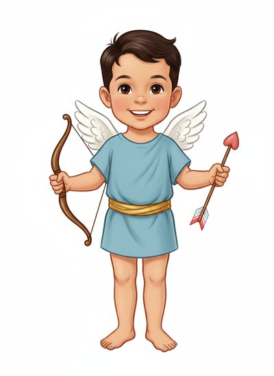 My Wee Cupid Andrew 🎯 - Vintage Storybook