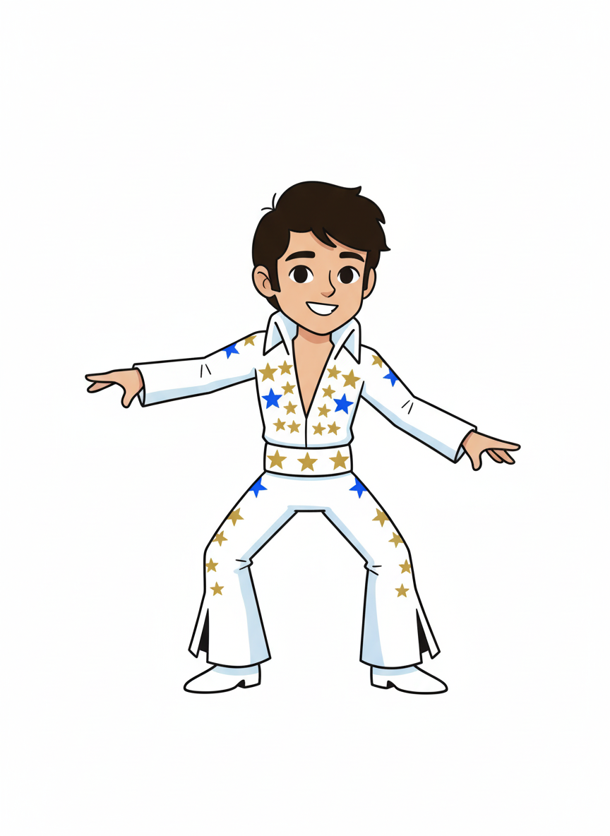 Andrew the Hip-Shakin' Star - Minimalist