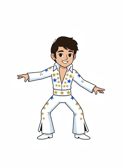 Andrew's Rockin' Elvis Dreams 🎸 - Minimalist