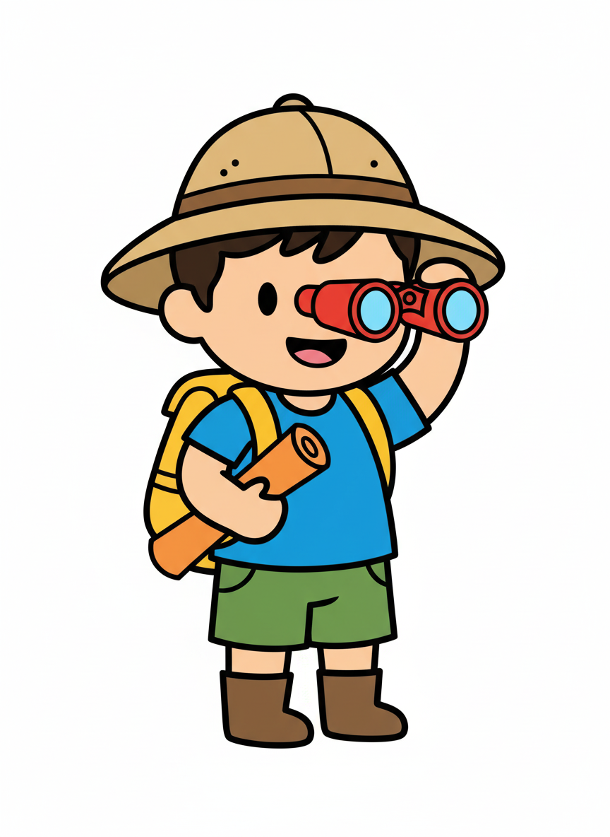 Andrew the Brave Explorer - Preschool Simple
