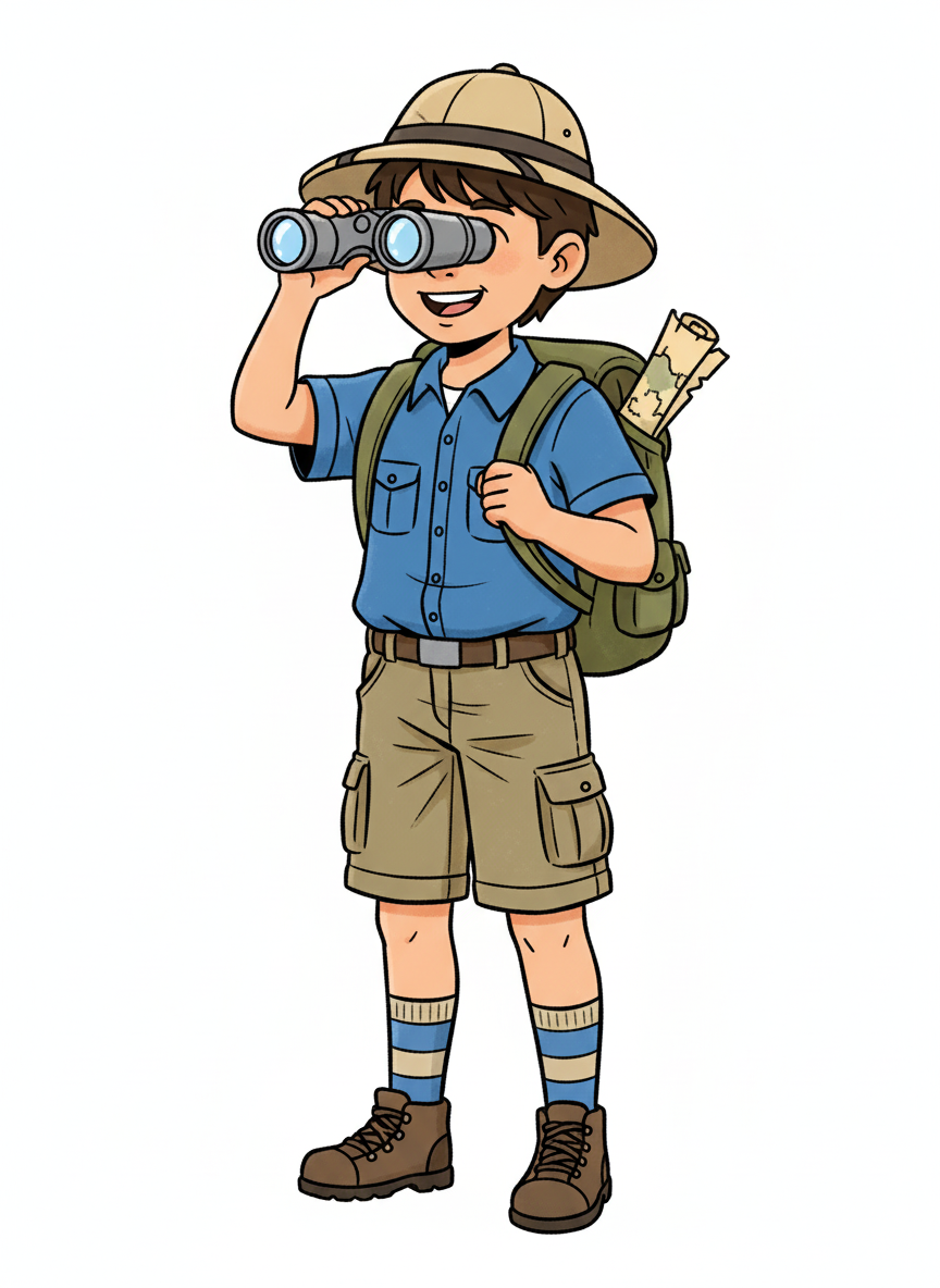 Andrew the Brave Explorer - Classic Coloring Book