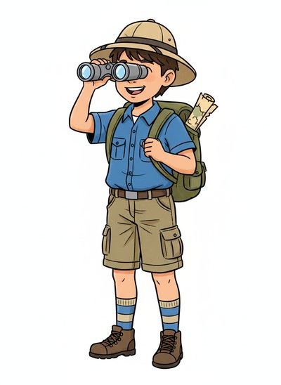 Andrew's Explorer Adventures - Classic Coloring Book