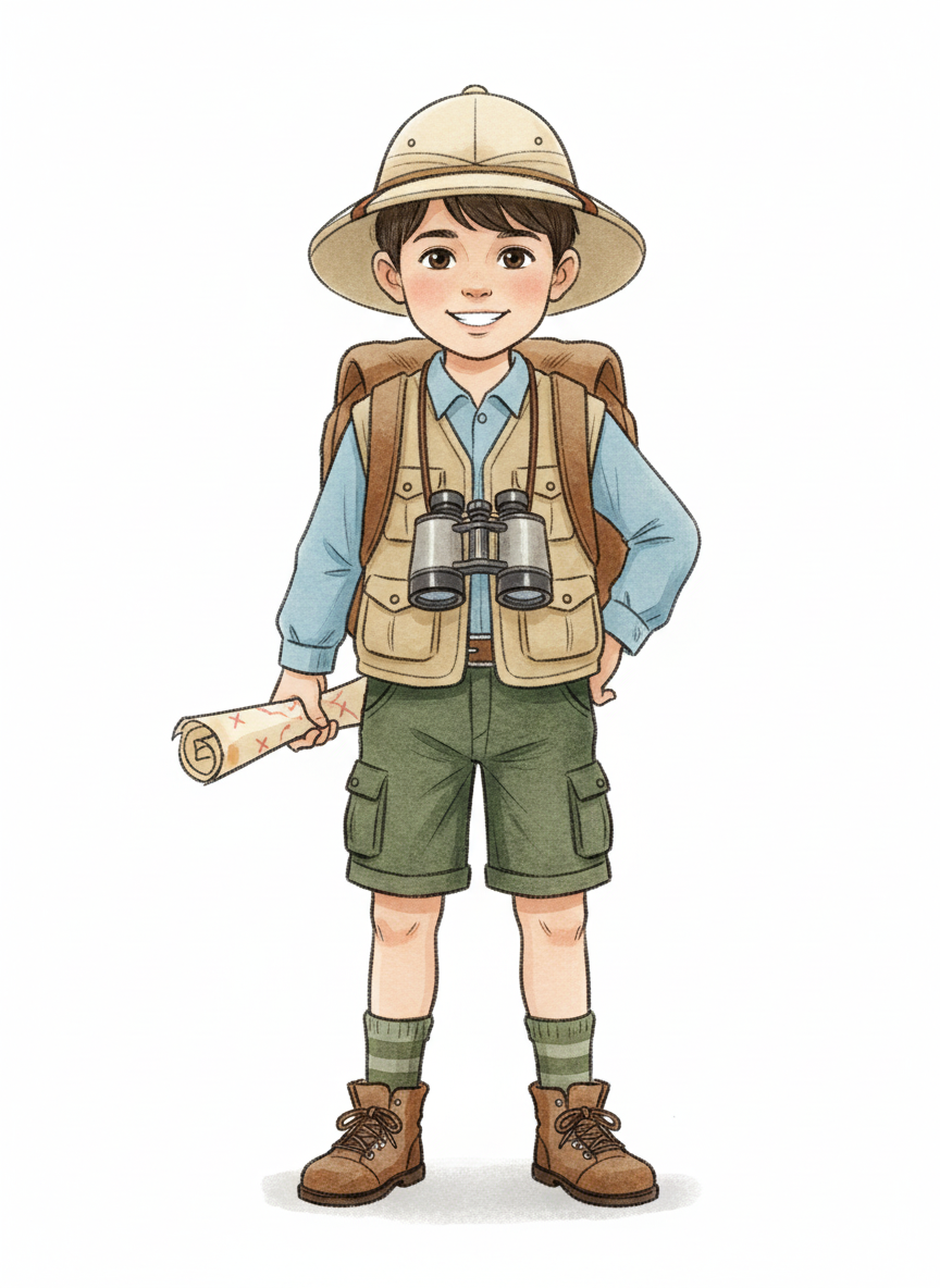 Andrew the Brave Explorer - Gentle Pencil