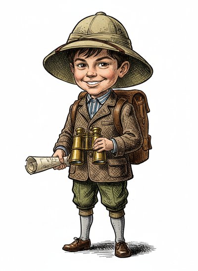 Andrew's Explorer Adventures - Victorian Illustration