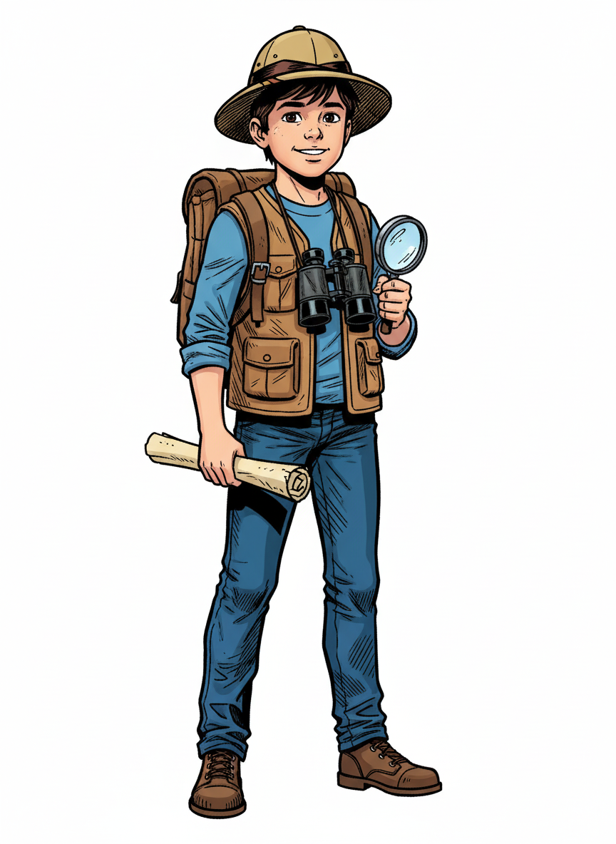 Andrew the Brave Explorer - Comic Book