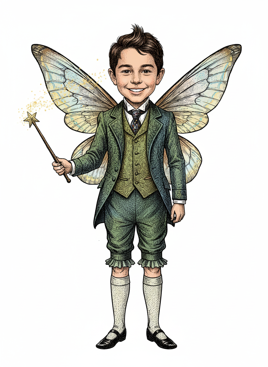 Fairy Andrew - Victorian Illustration