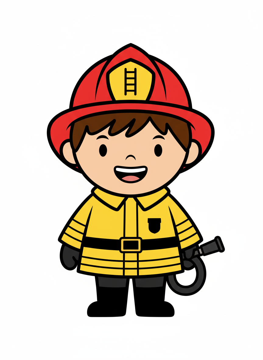 Brave Andrew the Firefighter - Preschool Simple