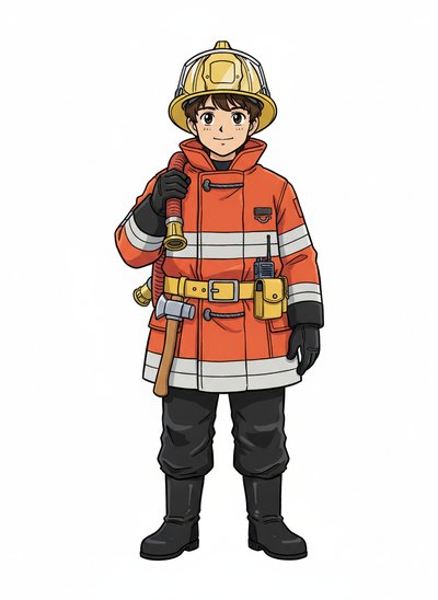 Andrew's Firefighting Adventures 🚒 - Classic Anime