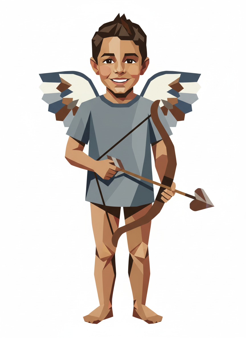 Cupid Andrew - Cubist Painting