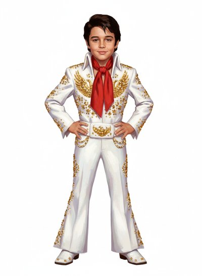 Andrew's Rockin' Elvis Dreams 🎸 - Impressionist Painting