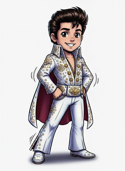 Andrew's Rockin' Elvis Dreams 🎸 - Webtoon Anime