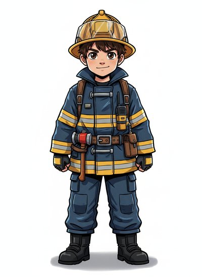 Andrew's Firefighting Adventures 🚒 - Webtoon Anime