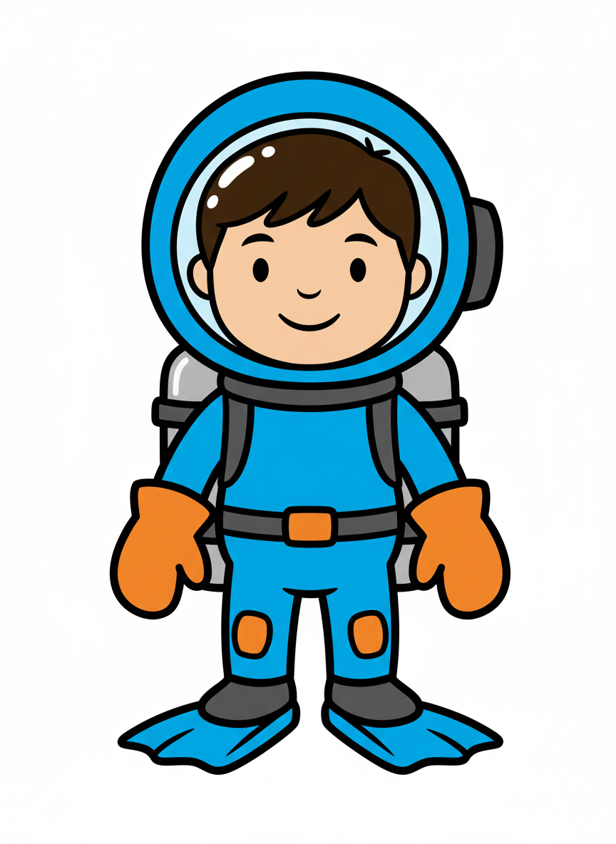 Andrew the Aqua Explorer - Preschool Simple