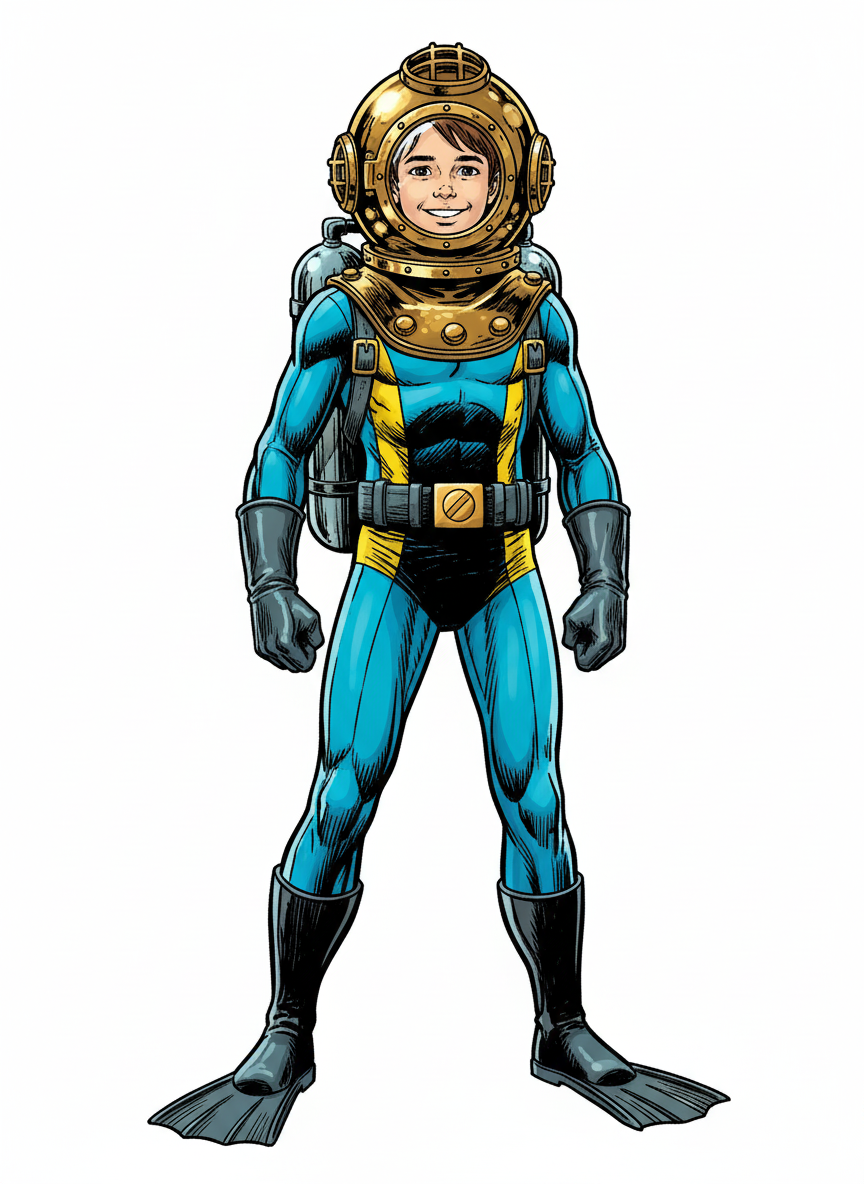 Andrew the Aqua Explorer - Comic Book