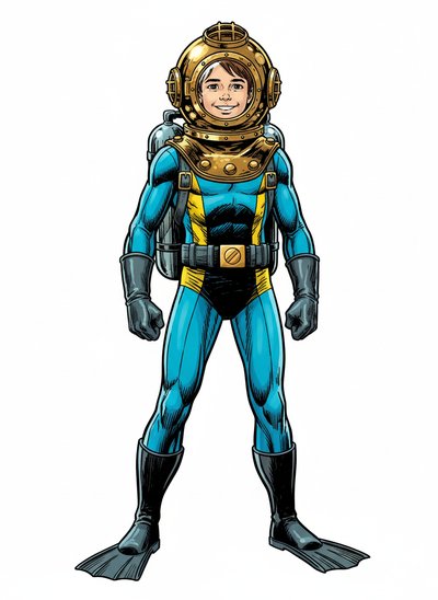 Andrew's Ocean Adventure 🌊 - Comic Book