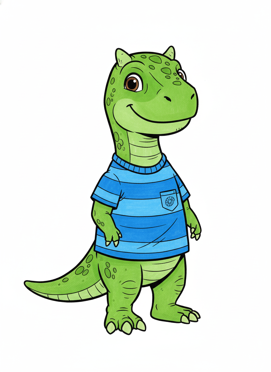 Andrewsaurus - Classic Coloring Book