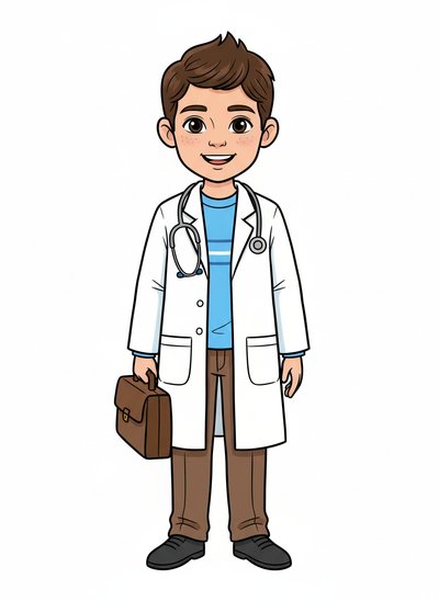 Our Wee Doctor Andrew - Classic Coloring Book