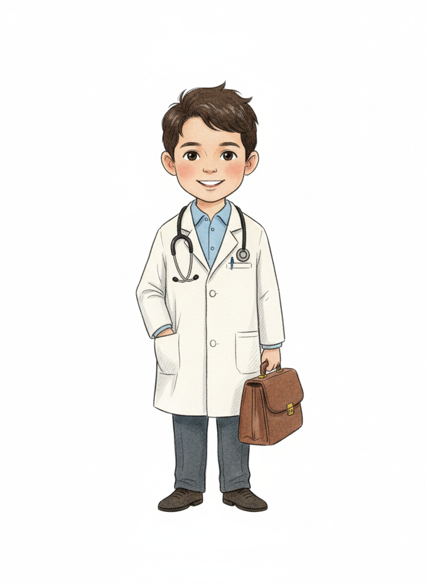 Dr. Andrew the Healer - Gentle Pencil