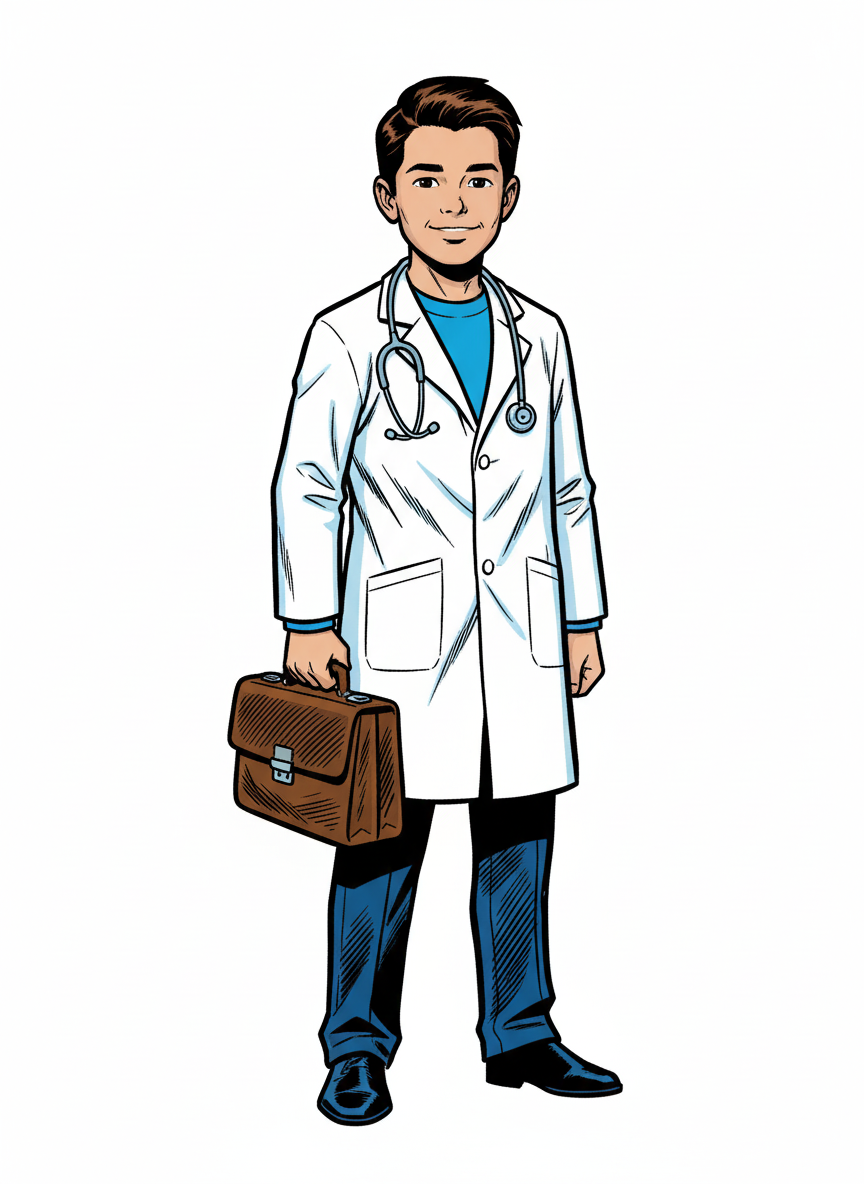 Dr. Andrew the Healer - Comic Book