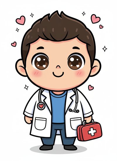 Our Wee Doctor Andrew - Kawaii Cute