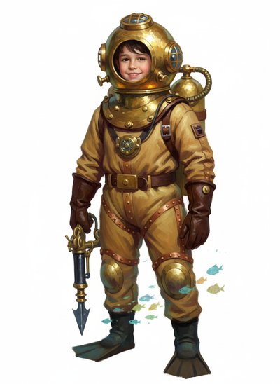 Andrew's Ocean Adventure 🌊 - Impressionist Painting