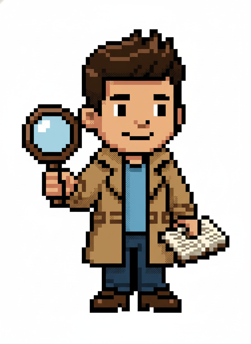 Andrew the Sleuth - Pixel Art