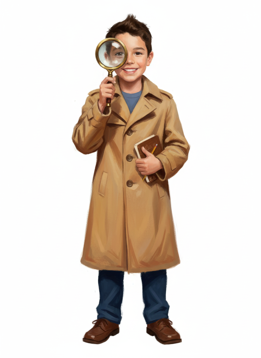 Andrew the Sleuth - Impressionist Painting