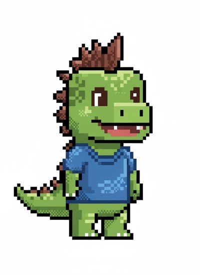 Andrew's Dino Adventures 🦕 - Pixel Art