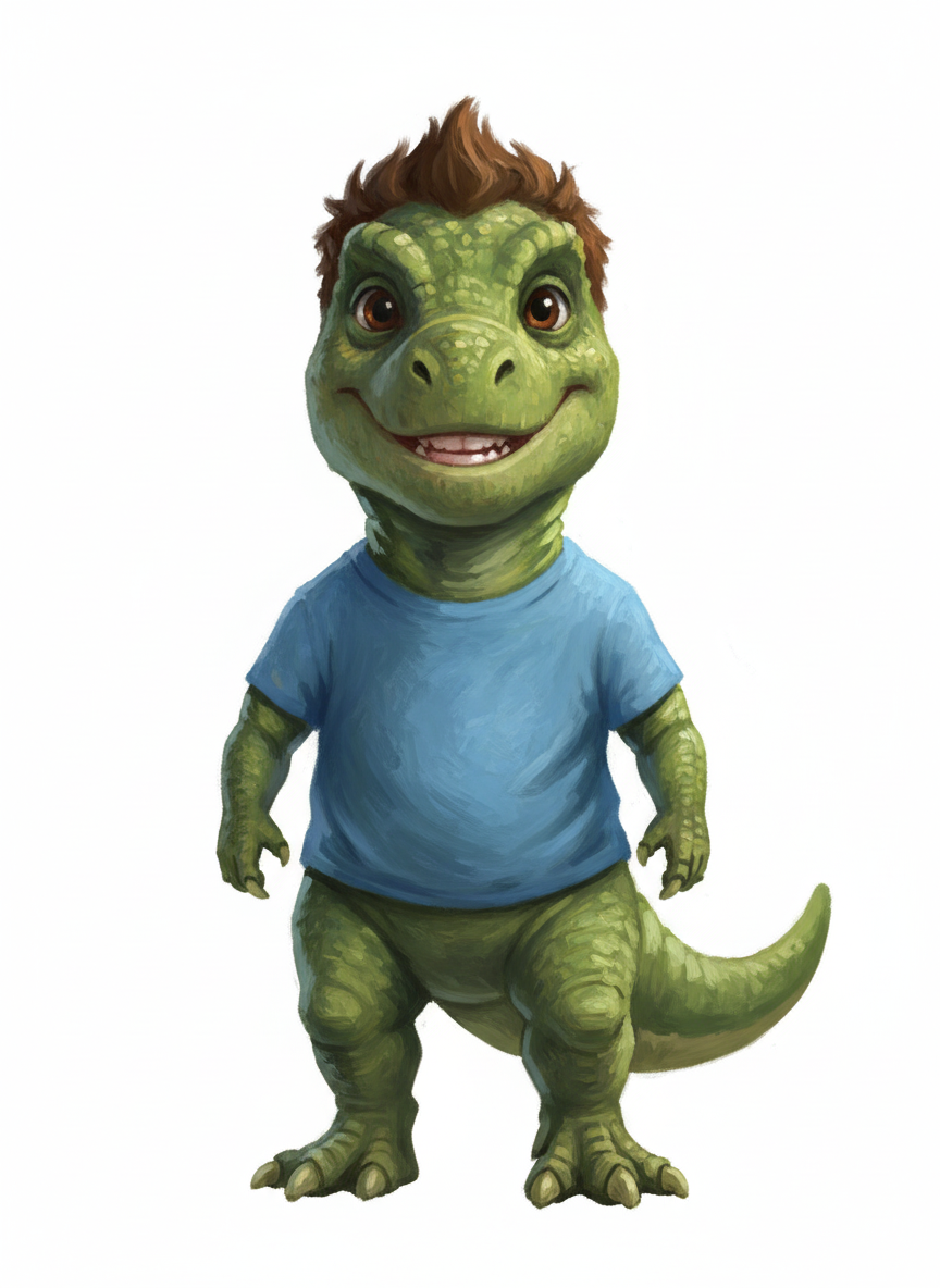 Andrewsaurus - Impressionist Painting