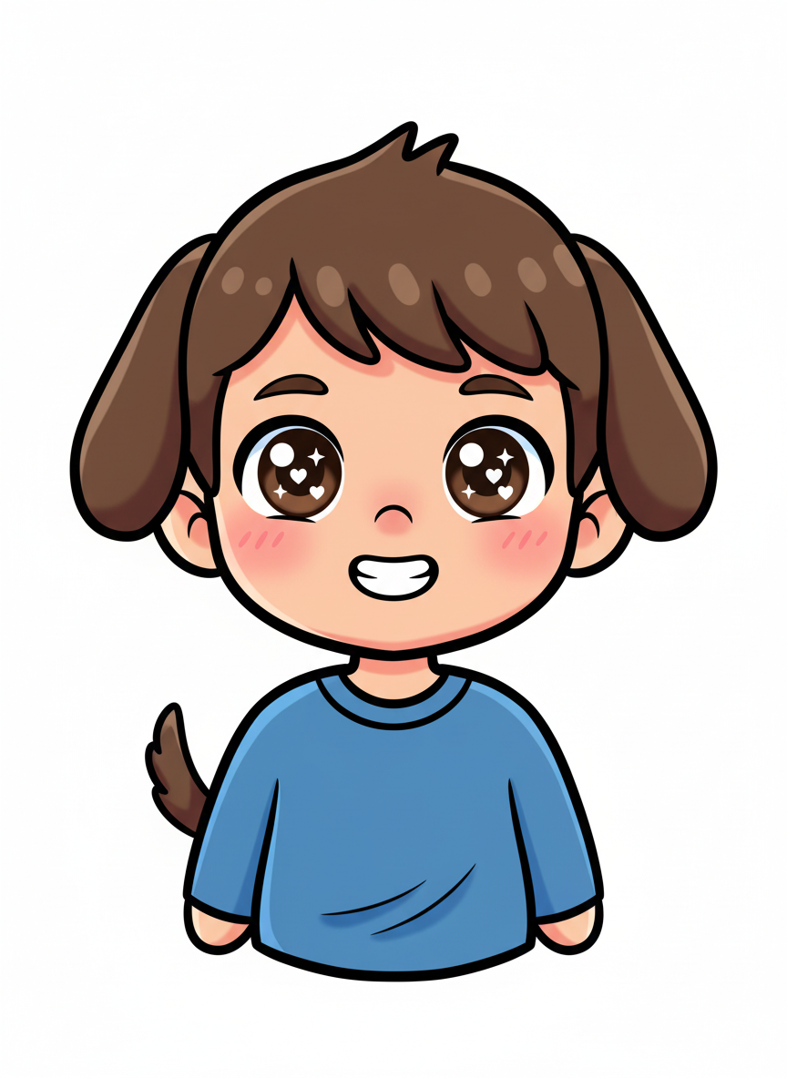 Andrew the Pup - Kawaii Cute