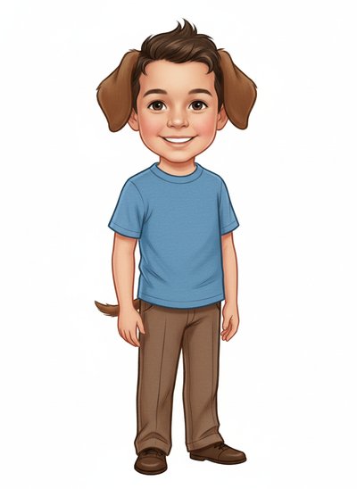 Andrew's Doggy Dreamland 🐶 - Vintage Storybook