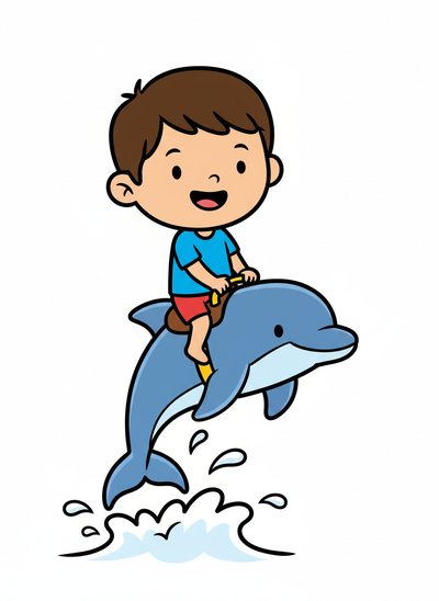 Andrew's Dolphin Adventures 🌊 - Preschool Simple