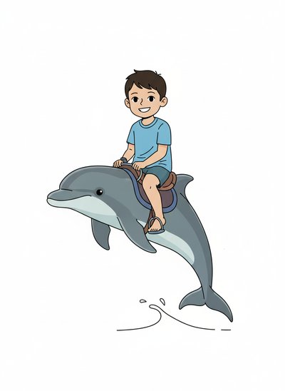 Andrew's Dolphin Adventures 🌊 - Minimalist