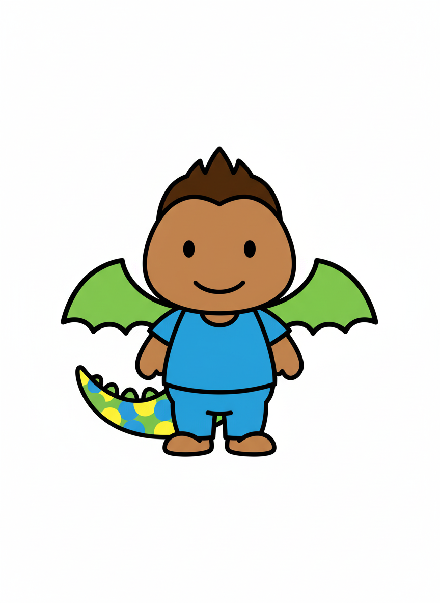 Andrew the Dragon - Preschool Simple