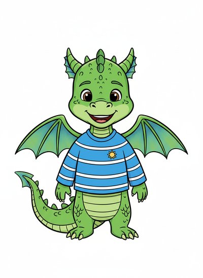 Andrew's Dragon Adventures 🌟 - Classic Coloring Book