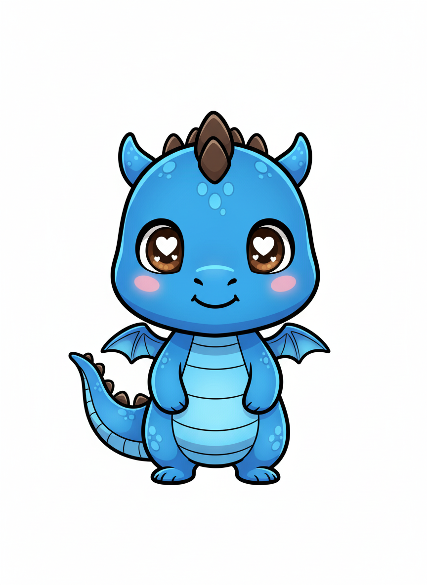 Andrew the Dragon - Kawaii Cute