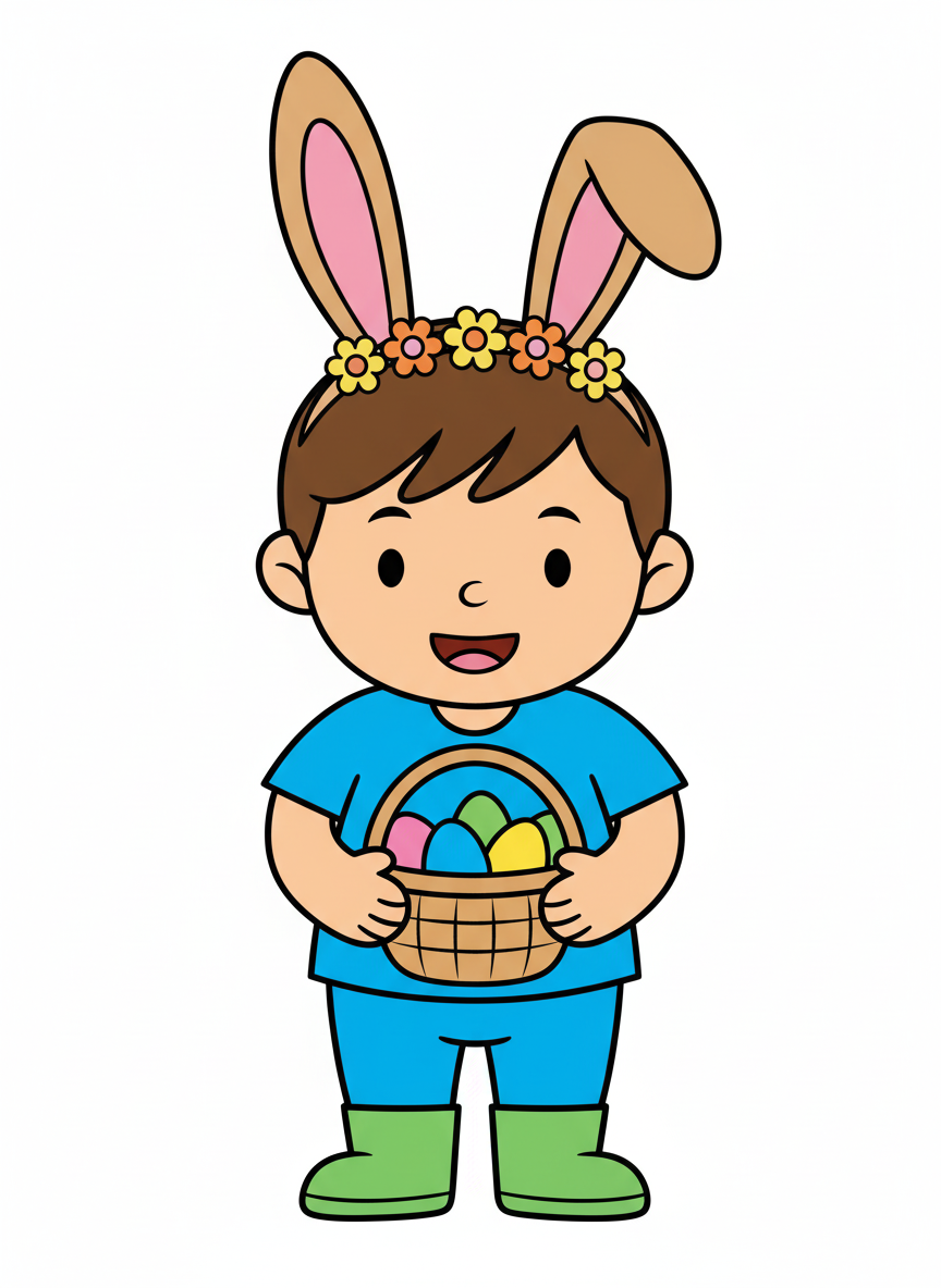 Andrew the Easter Bunny - Preschool Simple