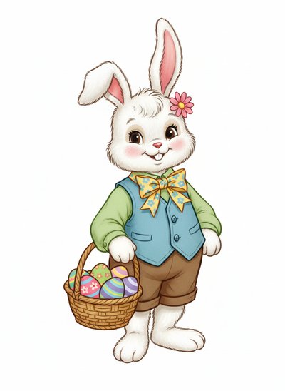 Andrew's Bunny Adventure 🌼 - Vintage Storybook