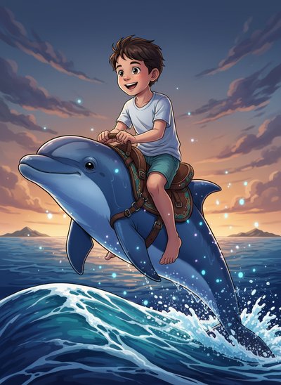 Andrew's Dolphin Adventures 🌊 - Webtoon Anime