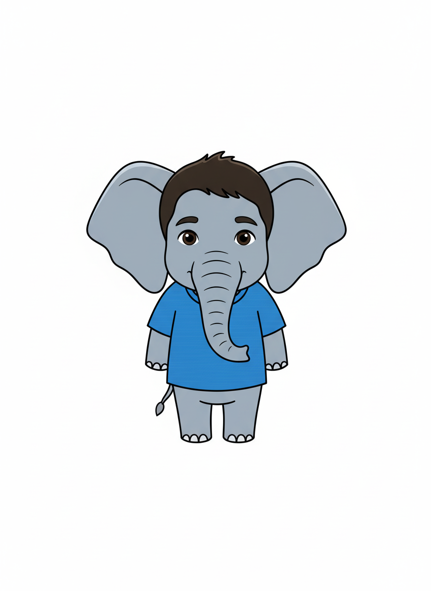 Andrew the Elephant - Minimalist