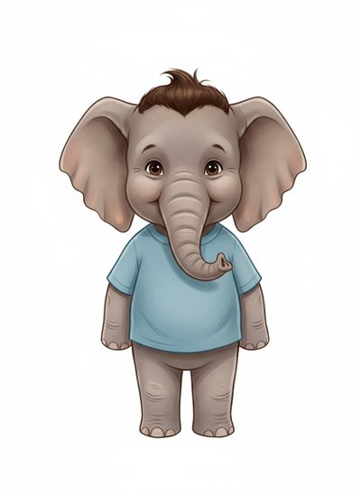 Andrew's Elephant Dreams 🌟 - Vintage Storybook