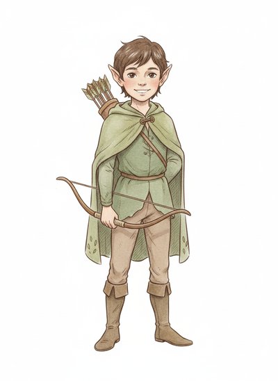 Andrew's Enchanted Elf Adventure 🌲 - Gentle Pencil