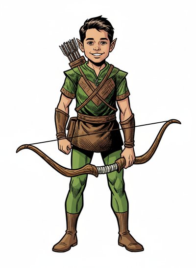 Andrew's Enchanted Elf Adventure 🌲 - Comic Book