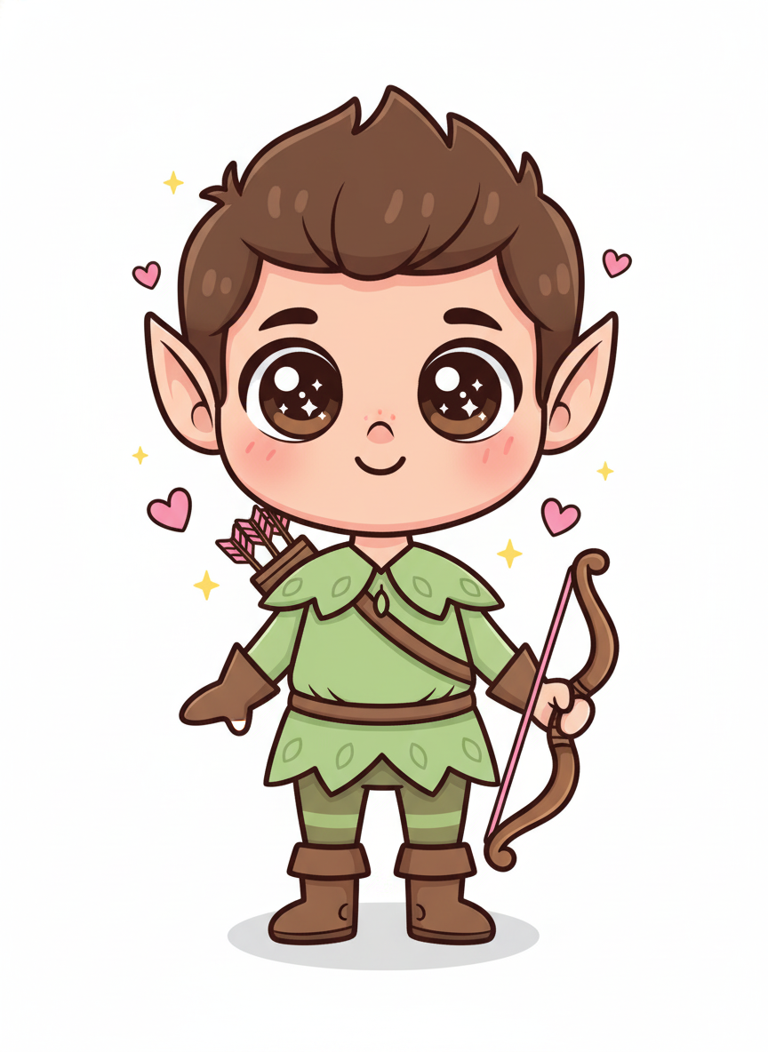 Andrew the Elfin Archer - Kawaii Cute