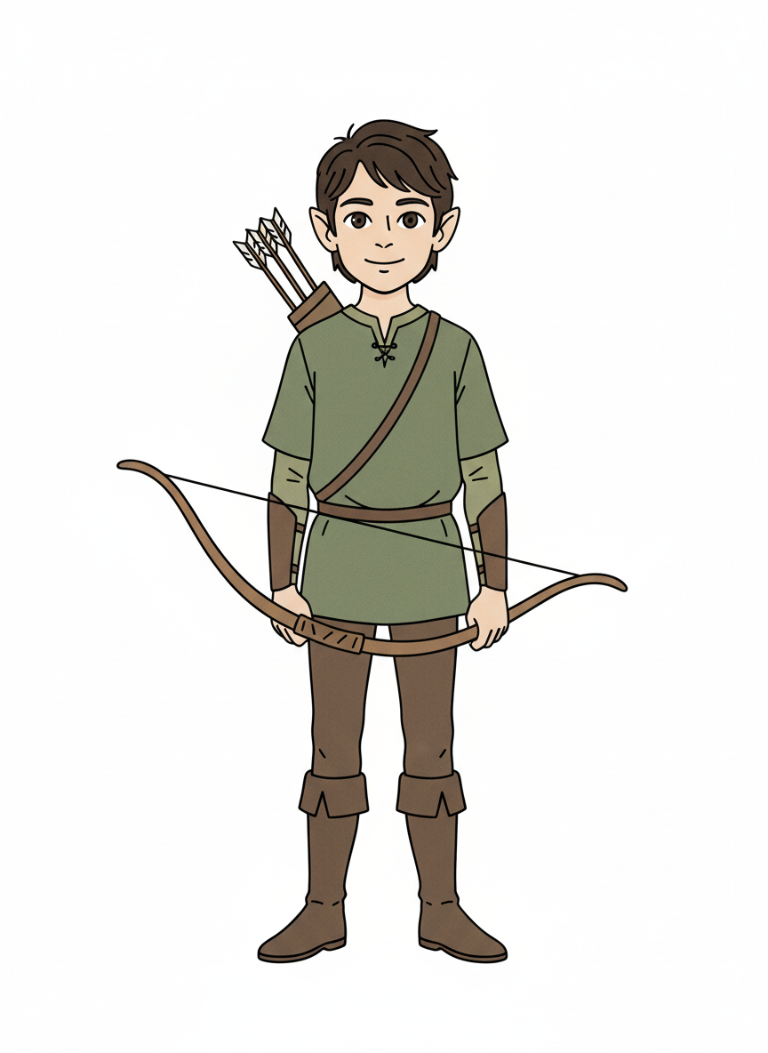 Andrew the Elfin Archer - Minimalist