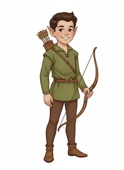 Andrew's Enchanted Elf Adventure 🌲 - Vintage Storybook